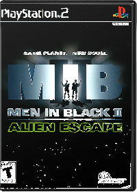 Men In Black II Alien Escape PAL Playstation 2 PAL box art